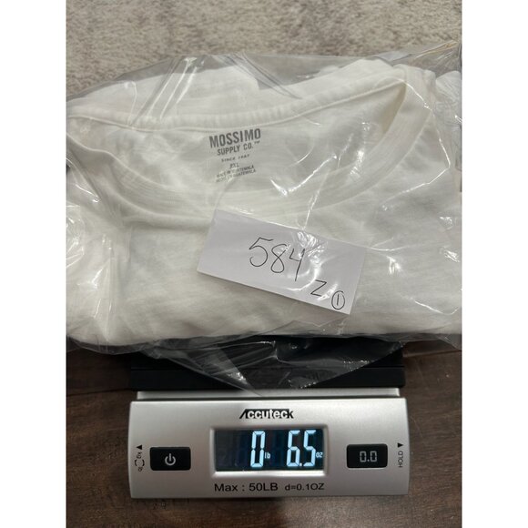 Mossimo Supply Co Long Sleeve T-Shirt White Sz XXL Cotton Poly Minimalist NWT - Picture 10 of 11